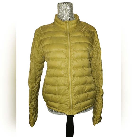 Benetton Yellow Puffer Jacket - Picture 1 of 11